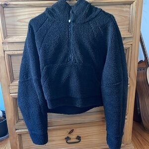 Lululemon fleece oversized 1/2 zip hoodie